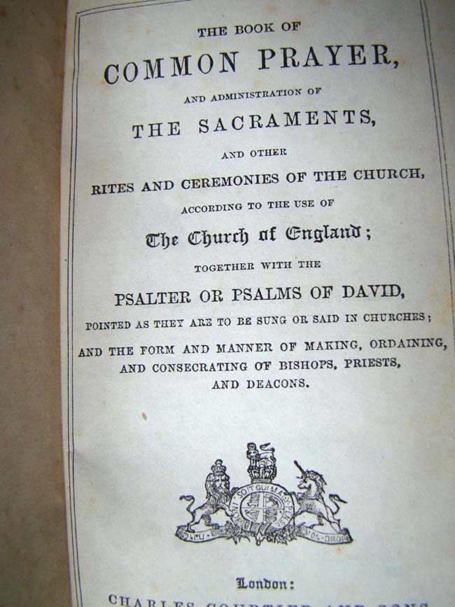 A Book of Common Prayer having Ivory covers and printed in London circa 1860 — image 3